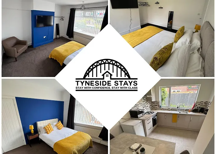 4 Bedroom House In Newcastle City Centre Location, Free Parking, Fast Wifi